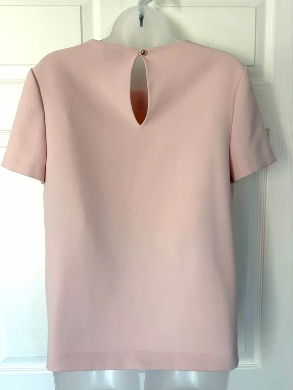 Kate Spade Women’s Top Alexandria Pink Rhinestone Embellished Shirt Size 8